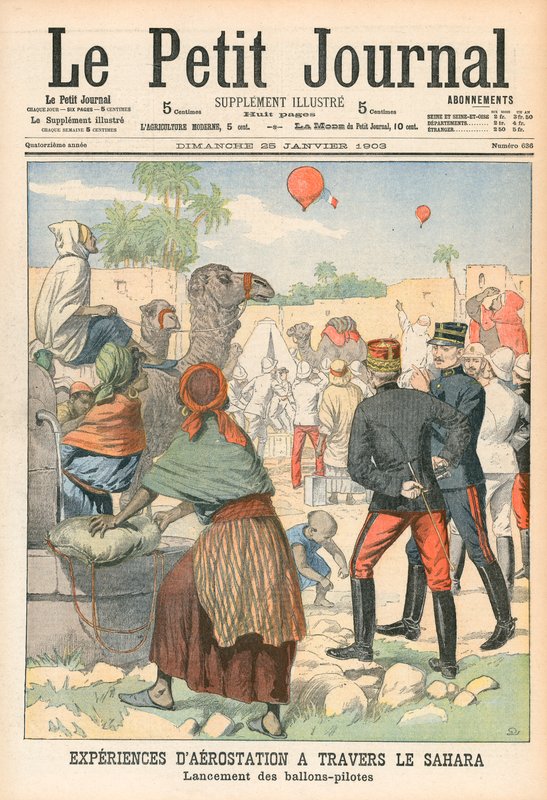 Ballonger över Sahara av French School
