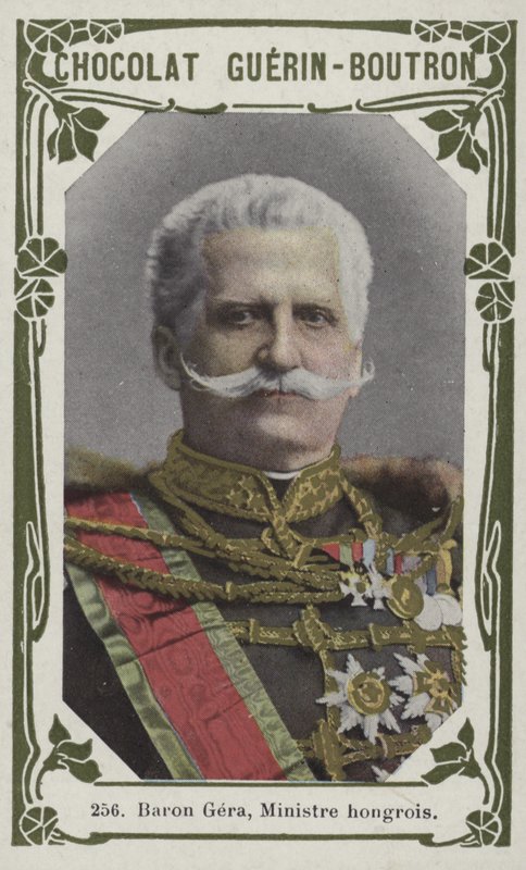Baron Gera, ungersk minister (färgad bild) av French School