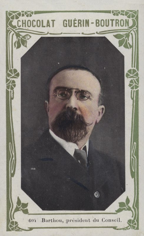 Barthou, president du Conseil (färgad bild) av French School