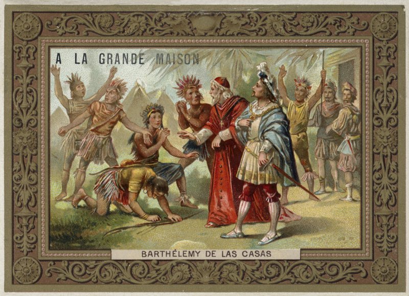 Bartolome de las Casas, spansk historiker från 1500-talet; socialreformator och dominikanermunk av French School