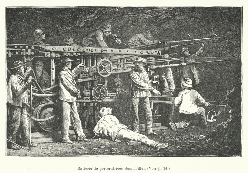 Sommeiller Punch Battery (gravyr) av French School