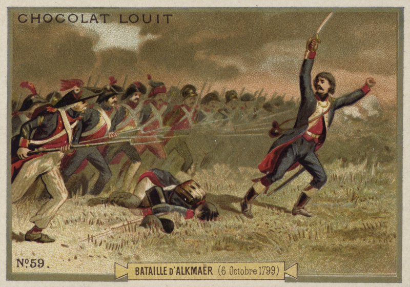 Slaget vid Alkmaar, franska revolutionskrigen, 6 oktober 1799 av French School