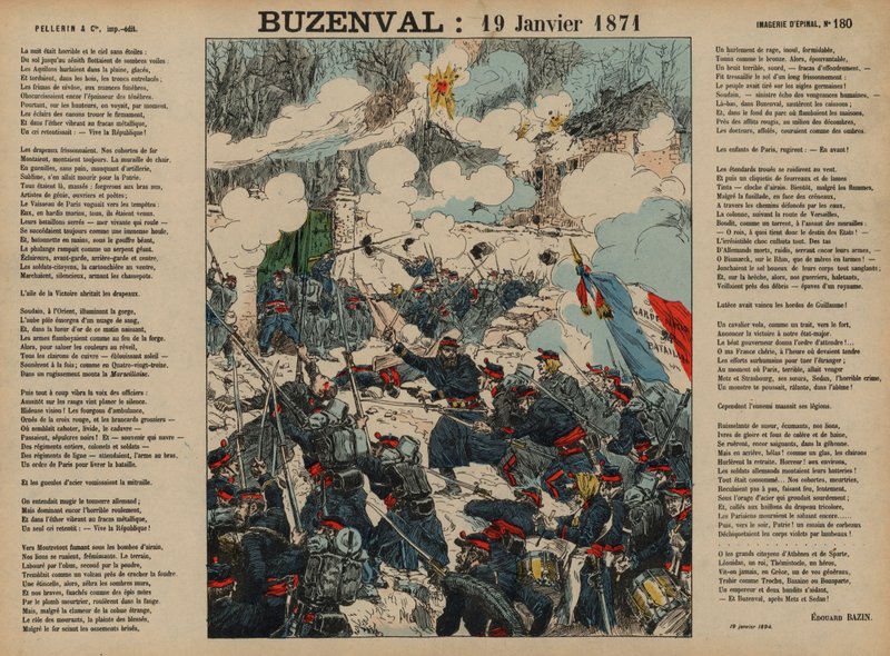Slaget vid Buzenval, fransk-preussiska kriget av French School