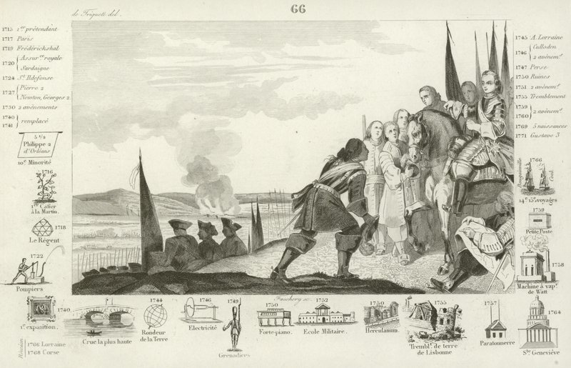 Slaget vid Fontenoy, 1745 av French School