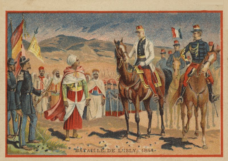 Slaget vid Isly, 1844 av French School