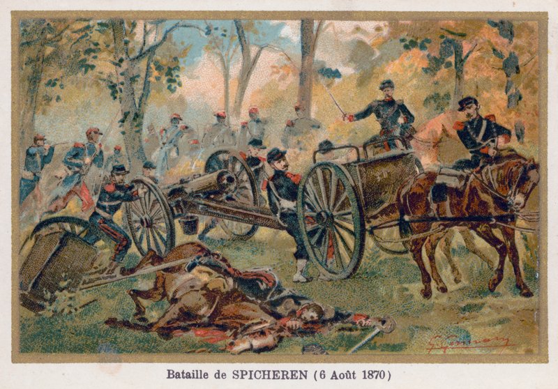 Slaget vid Spicheren, Defense of Stirring av French School