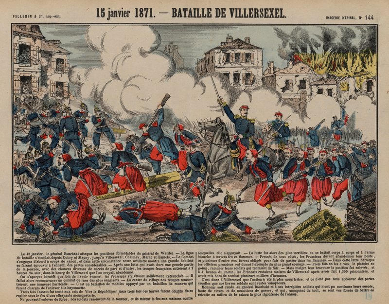 Slaget vid Villersexel, fransk-preussiska kriget av French School