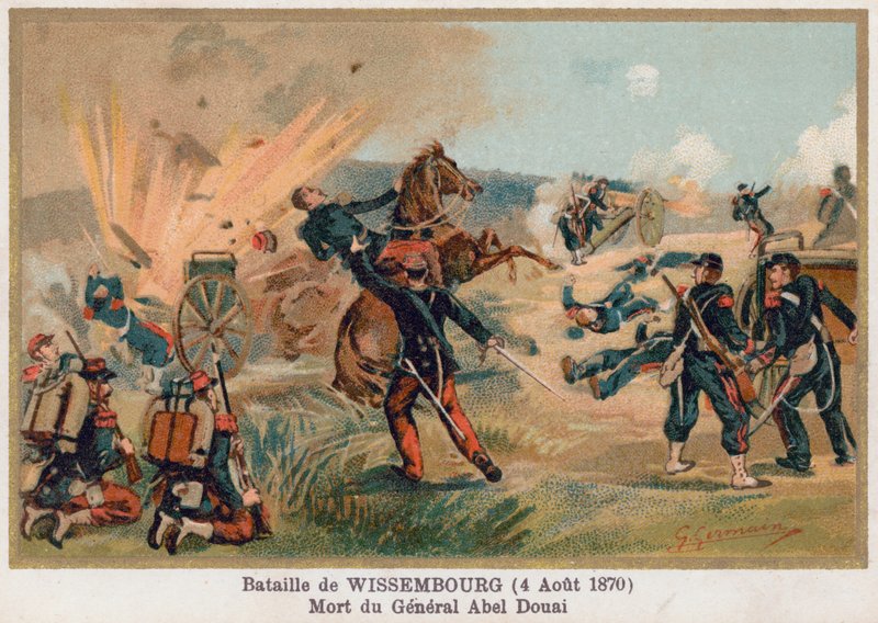 Slaget vid Wissembourg, General Douays död av French School