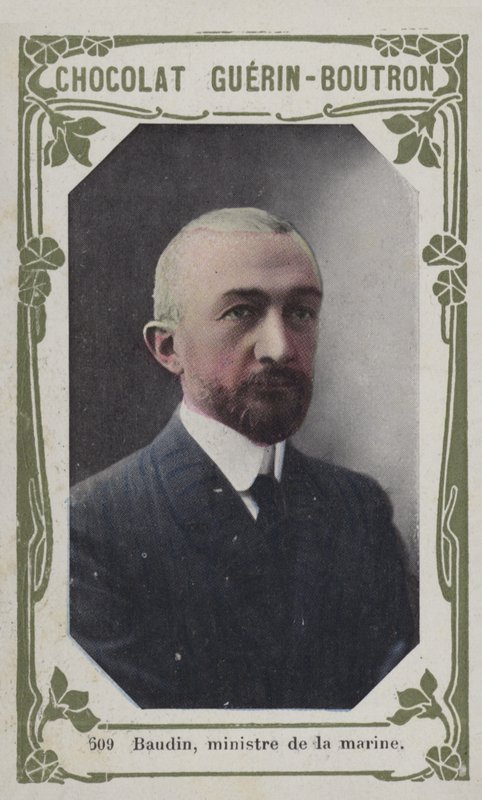 Baudin, marinminister (färgad bild) av French School