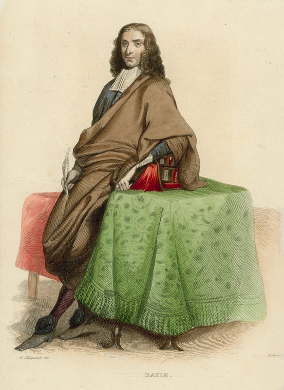 Bayle (färgad gravyr) av French School