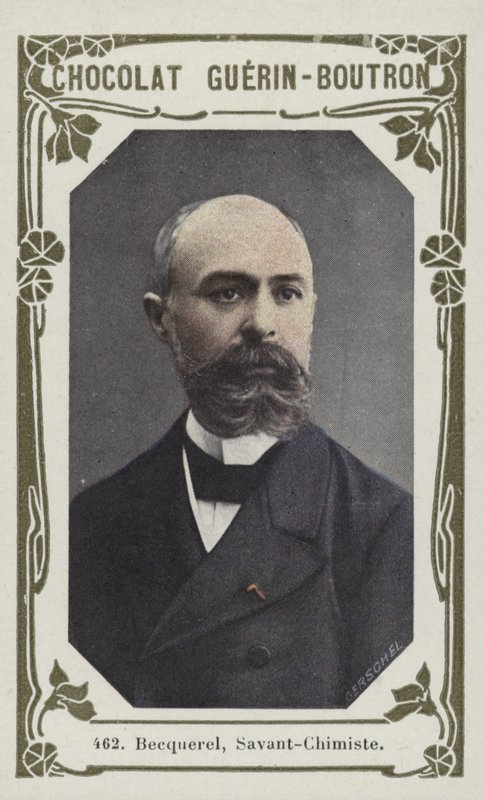 Becquerel, vetenskaplig kemist (färgad bild) av French School