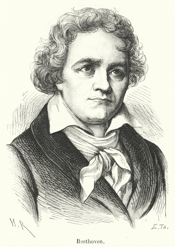 Beethoven (gravyr) av French School