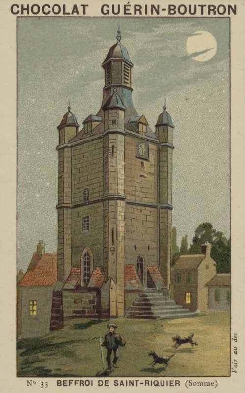 Klockstapeln i Saint-Riquier, Somme av French School
