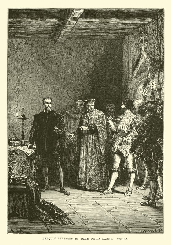 Berquin släppt av John de la Barre av French School