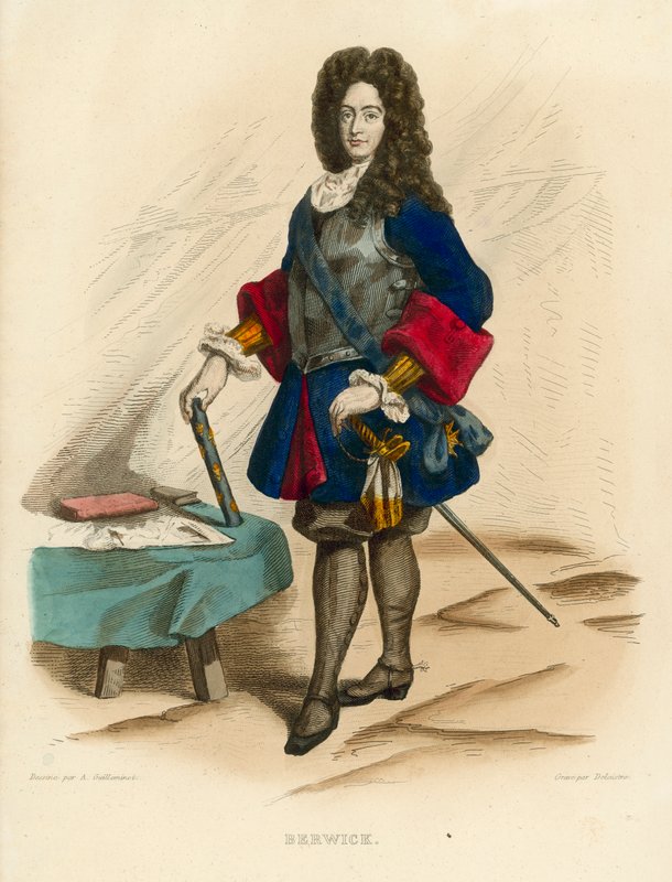 Berwick (färgad gravyr) av French School