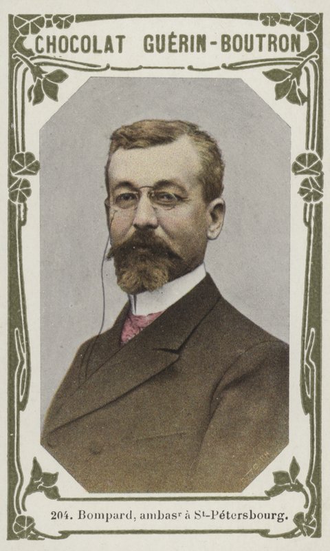 Bompard, ambassadör i St-Petersburg (färgad bild) av French School