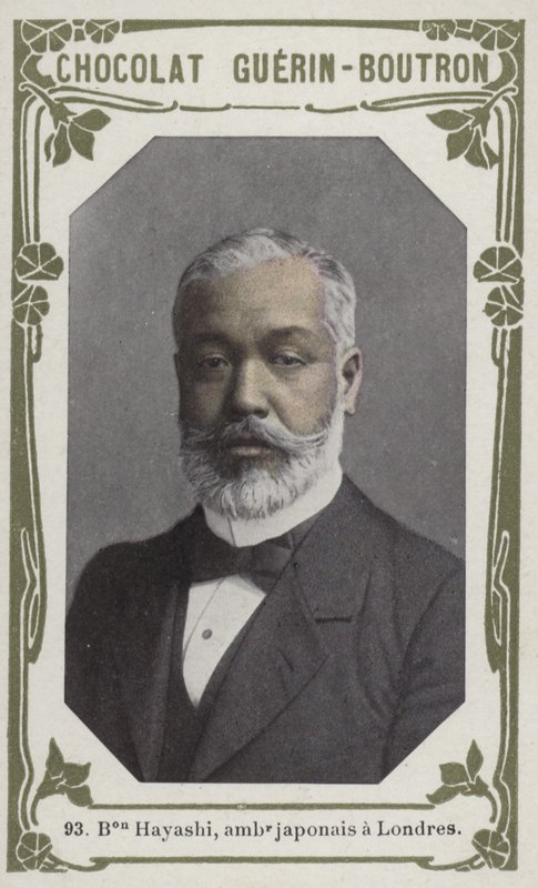 Boutron Hayashi, japansk ambassadör i London (färgad bild) av French School