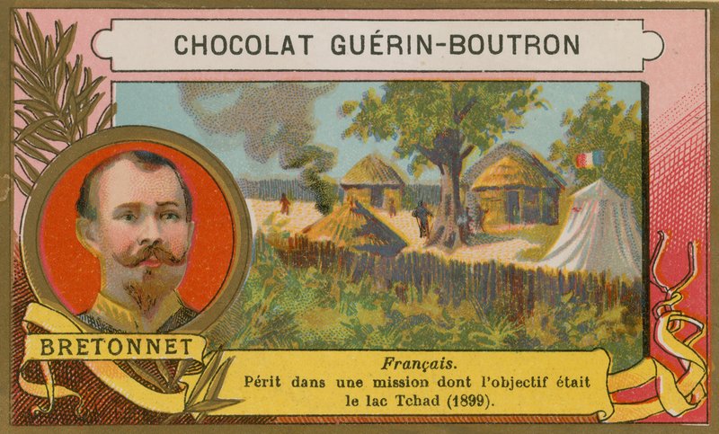 Bretonnet, fransk soldat och upptäcktsresande från 1800-talet av French School
