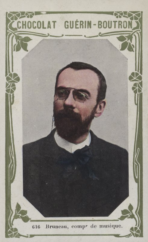 Bruneau, kompositör (färgad bild) av French School