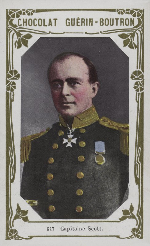 Capitaine Scott (färgad bild) av French School