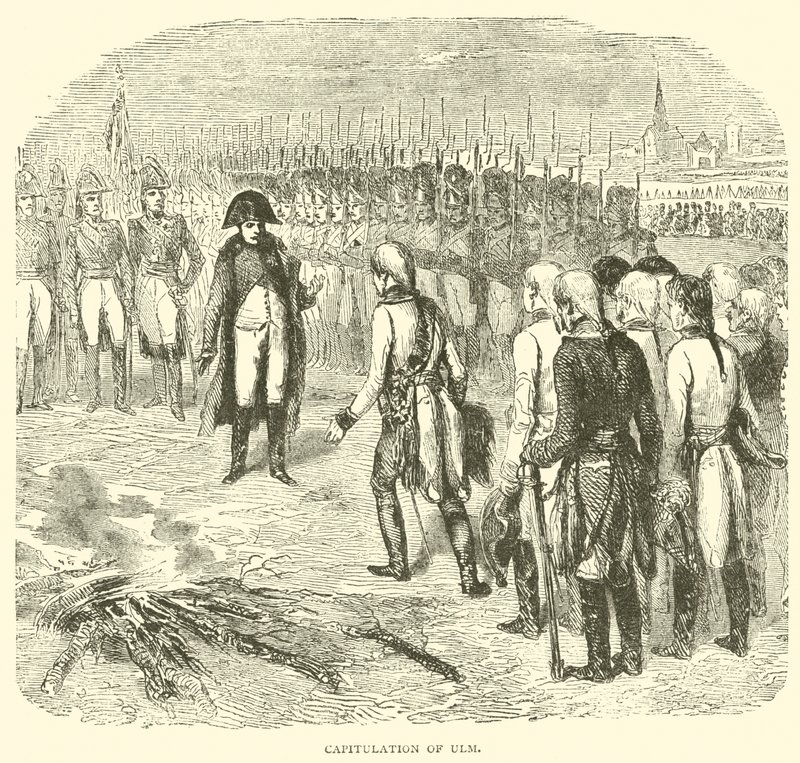 Capitulation of Ulm (gravyr) av French School