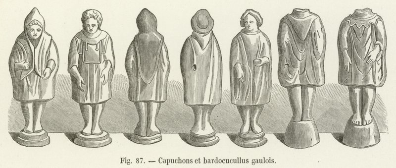 Galliska huvor och bardocucullus av French School