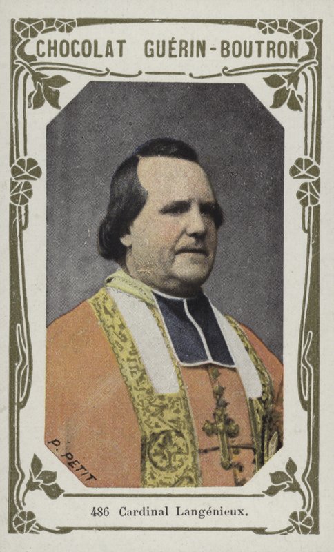 Kardinal Langenieux (färgat foto) av French School