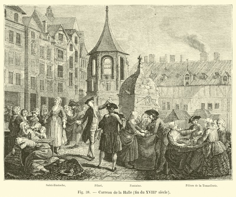 Halle-tegel, sent 1700-tal av French School