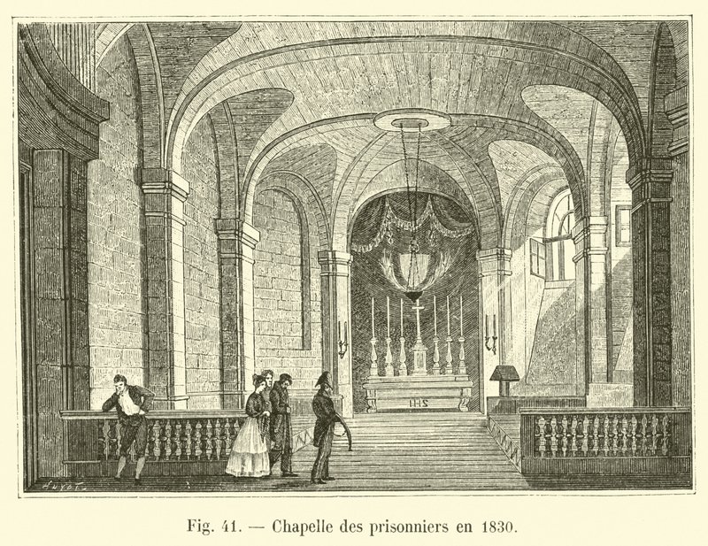 Fångarnas kapell 1830 av French School