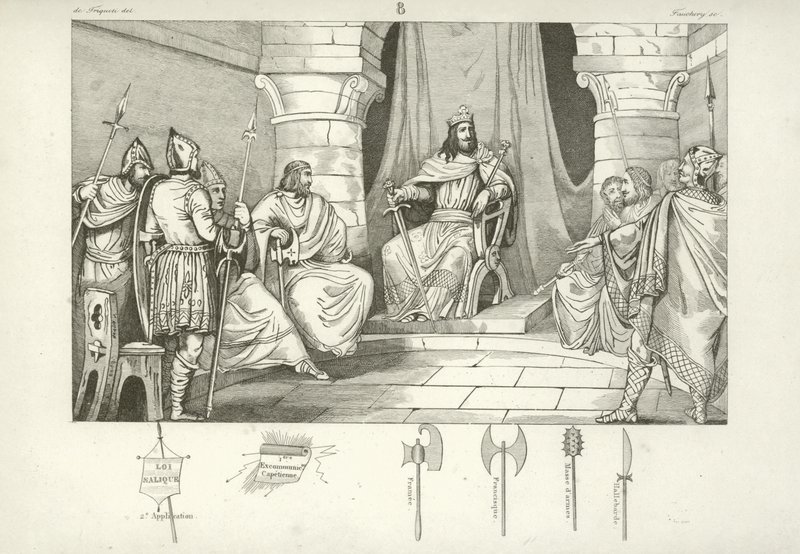 Charibert I, frankisk kung av Paris av French School