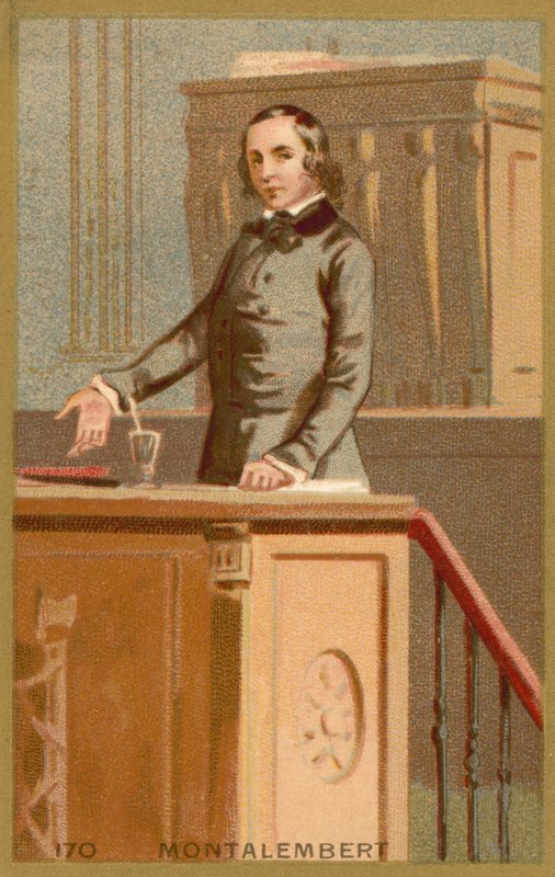 Charles Forbes Rene de Montalembert, fransk historiker av French School
