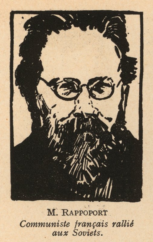 Charles Rappoport, litauiskfödd fransk kommunistisk politiker (lito) av French School