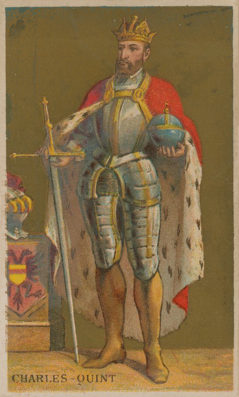 Karl V, helig romersk kejsare (1500-1558) av French School