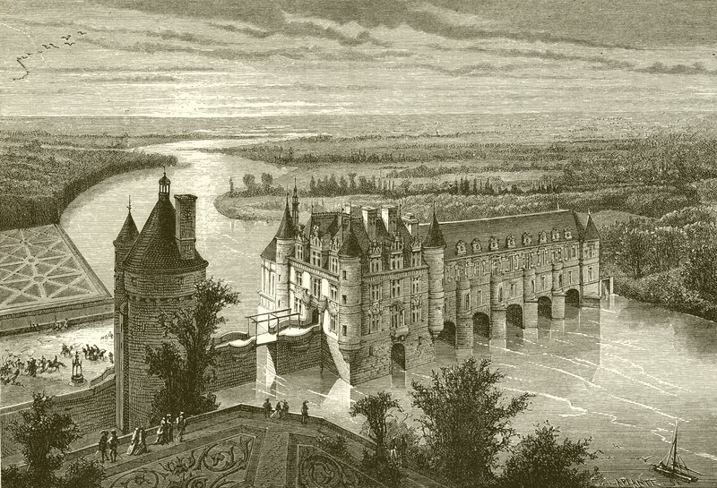 Château de Chenonceaux av French School