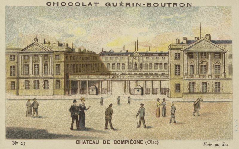 Slottet i Compiegne, Oise av French School