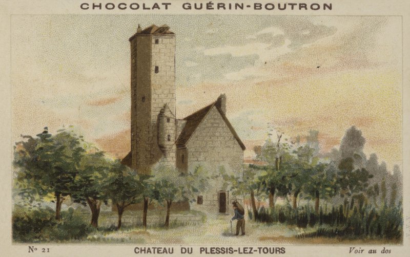 Slottet i Plessis-lez-Tours av French School