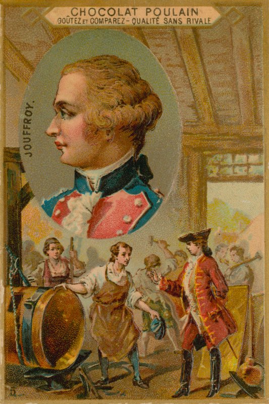Claude-Francois-Dorothee, markis de Jouffroy dAbbans, fransk ångbåtsuppfinnare från 1700-talet av French School