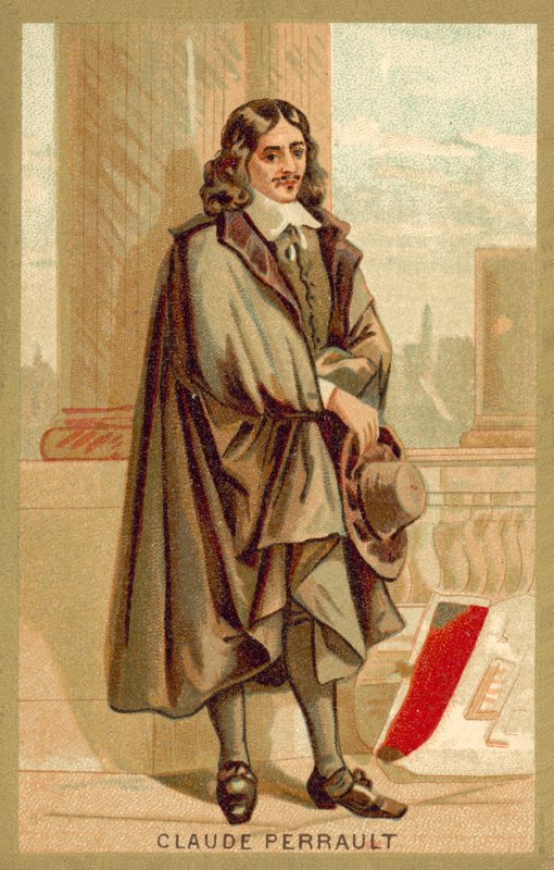 Claude Perrault, fransk arkitekt (chromolitho) av French School