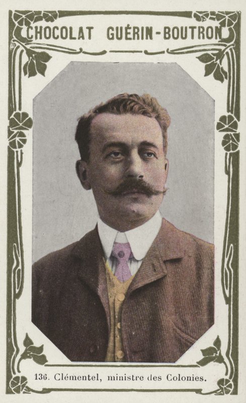 Clementel, ministre des Colonies (färgad bild) av French School