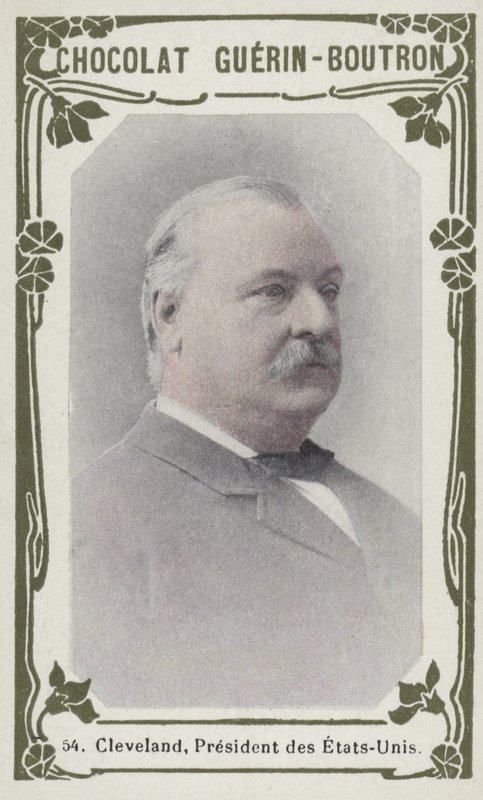 Cleveland, USA:s president (färgad bild) av French School