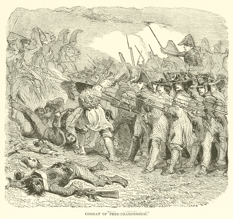 Combat of Fere-Champenoise (gravyr) av French School