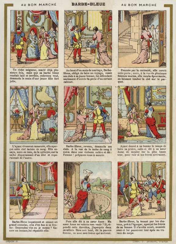 Serieremsa - Blått skägg av French School