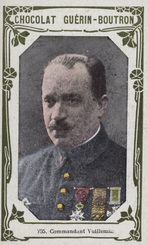 Kommendant Vuillemin (färgad bild) av French School