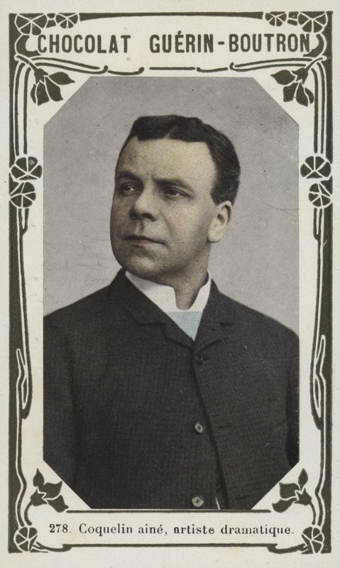Coquelin aine, dramatisk konstnär (färgat foto) av French School