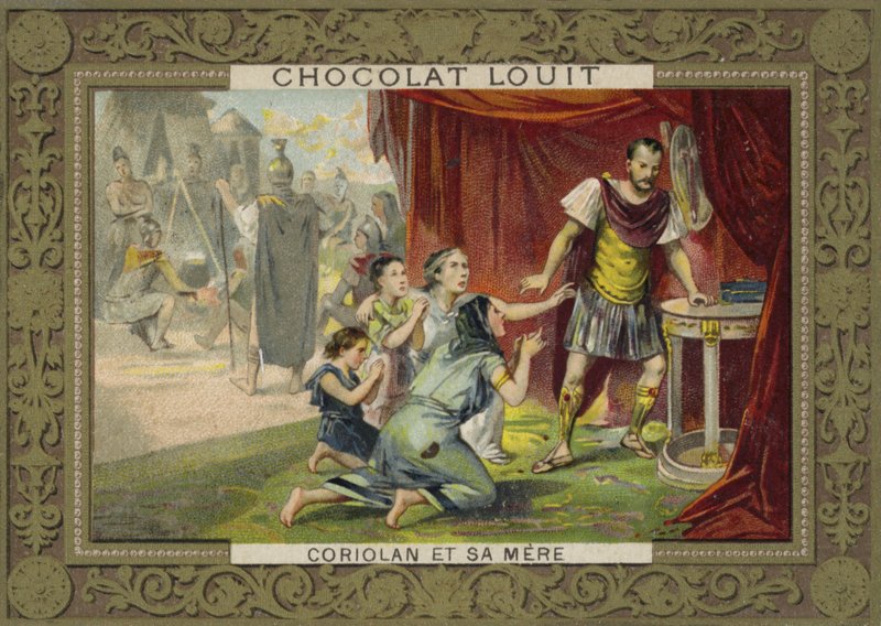 Coriolanus och hans mamma av French School