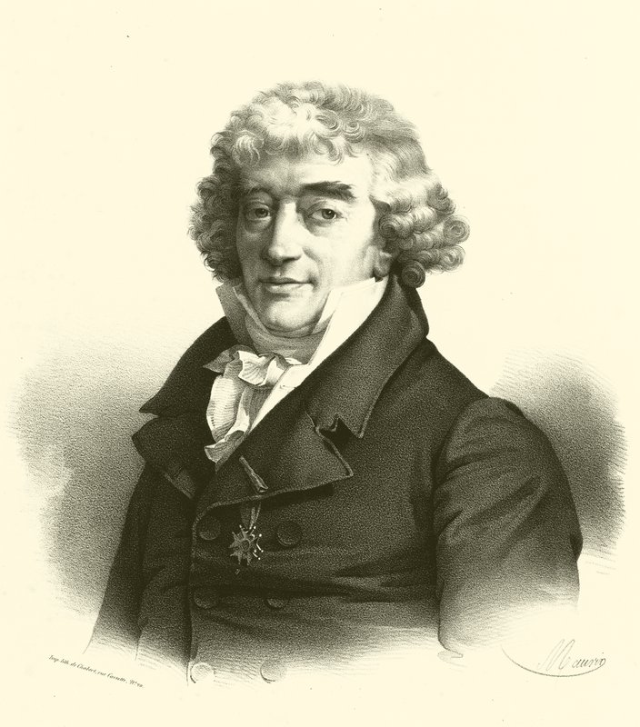 Cornelis van Spaendonck, porträtt (gravyr) av French School
