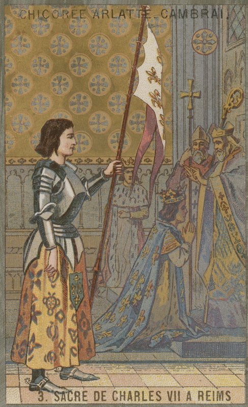 Kröning av Frankrikes kung Karl VII i Reims, 1429 av French School