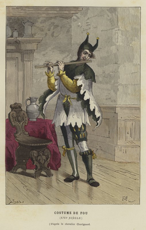 En dåres kostym, 1500-talet av French School