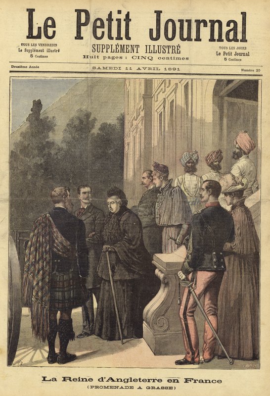 Omslag till Le Petit Journal, 11 april 1891 av French School