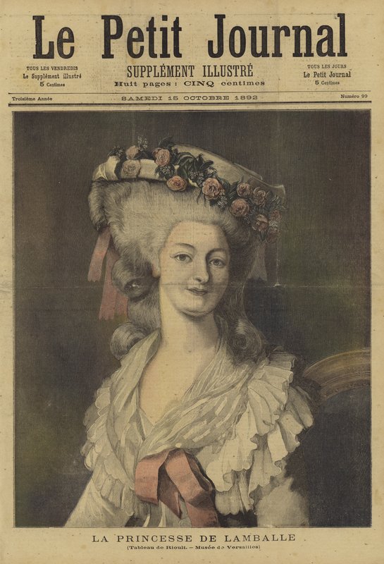 Omslag till Le Petit Journal, 15 oktober 1892 av French School